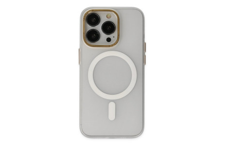 Newface iPhone 14 Pro Max Kılıf Lodos Magneticsafe Mat Kapak - Şeffaf