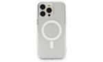Newface iPhone 14 Pro Max Kılıf Matte Şeffaf Magneticsafe - Şeffaf