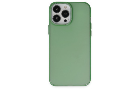 Newface iPhone 14 Pro Max Kılıf Modos Metal Kapak - Yeşil
