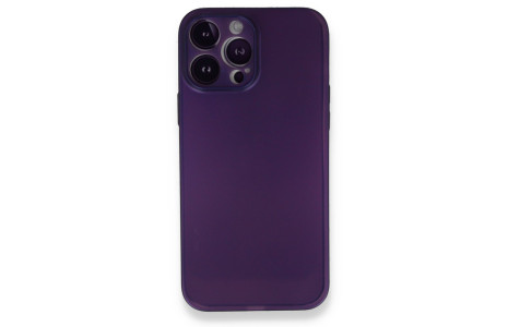Newface iPhone 14 Pro Max Kılıf PP Ultra İnce Kapak - Mor