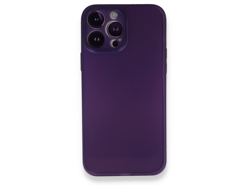 Newface iPhone 14 Pro Max Kılıf PP Ultra İnce Kapak - Mor