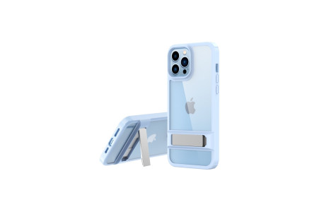 Newface iPhone 14 Pro Max Kılıf Rolet Stand Kapak - Sierra Blue