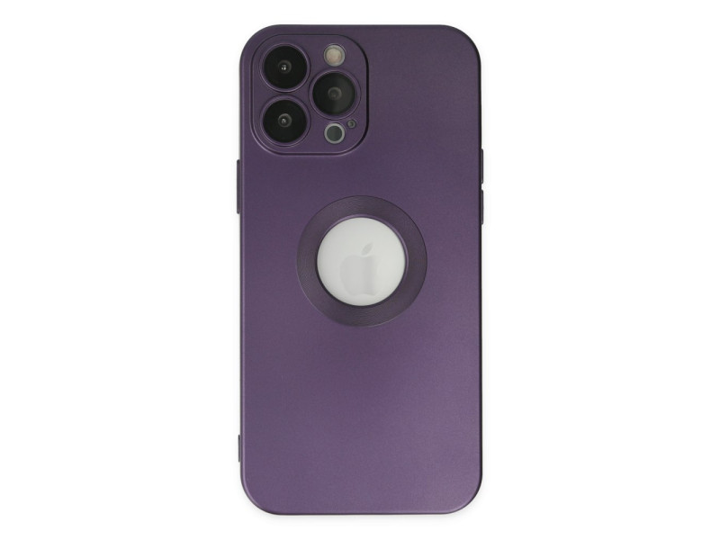 Newface iPhone 14 Pro Max Kılıf Vamos Lens Silikon - Mor