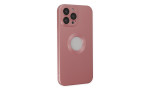 Newface iPhone 14 Pro Max Kılıf Vamos Lens Silikon - Rose Gold