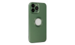 Newface iPhone 14 Pro Max Kılıf Vamos Lens Silikon - Yeşil