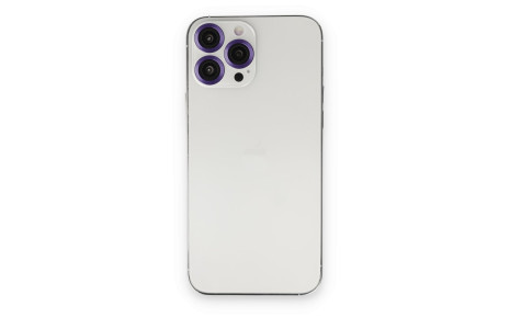 Newface iPhone 14 Pro Max Metal Kamera Lens - Derin Mor
