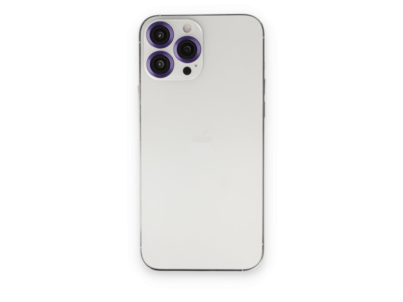 Newface iPhone 14 Pro Max Metal Kamera Lens - Derin Mor