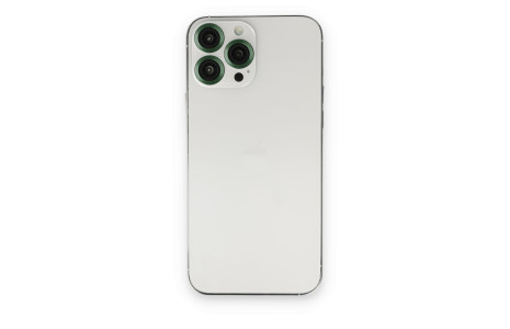 Newface iPhone 14 Pro Max Metal Kamera Lens - Koyu Yeşil