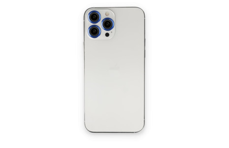 Newface iPhone 14 Pro Max Metal Kamera Lens - Lacivert