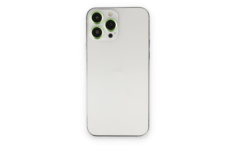 Newface iPhone 14 Pro Max Metal Kamera Lens - Yeşil