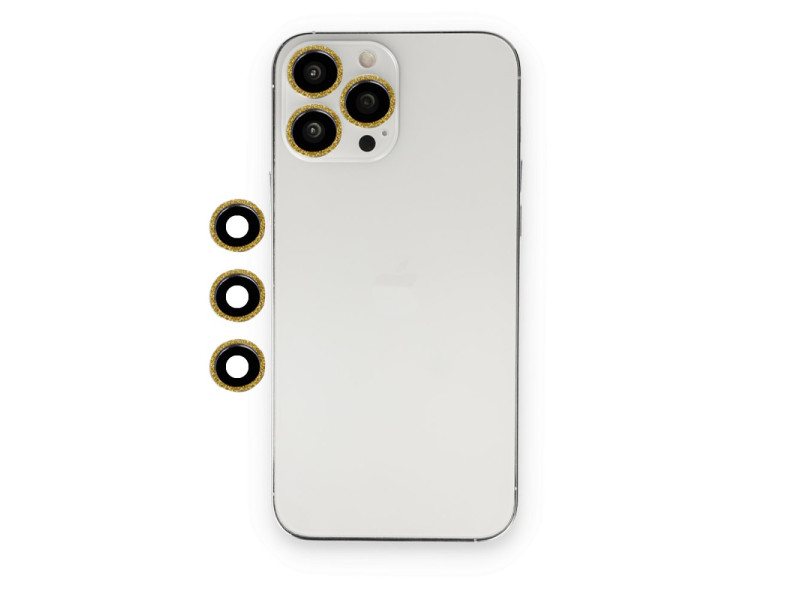 Newface iPhone 14 Pro Max Shine Kamera Lens - Gold