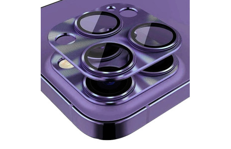 Newface iPhone 14 Pro Pers Alüminyum Kamera Lens - Mor