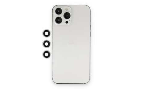 Newface iPhone 14 Pro Shine Kamera Lens - Gümüş