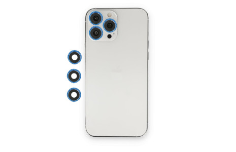 Newface iPhone 14 Pro Shine Kamera Lens - Mavi