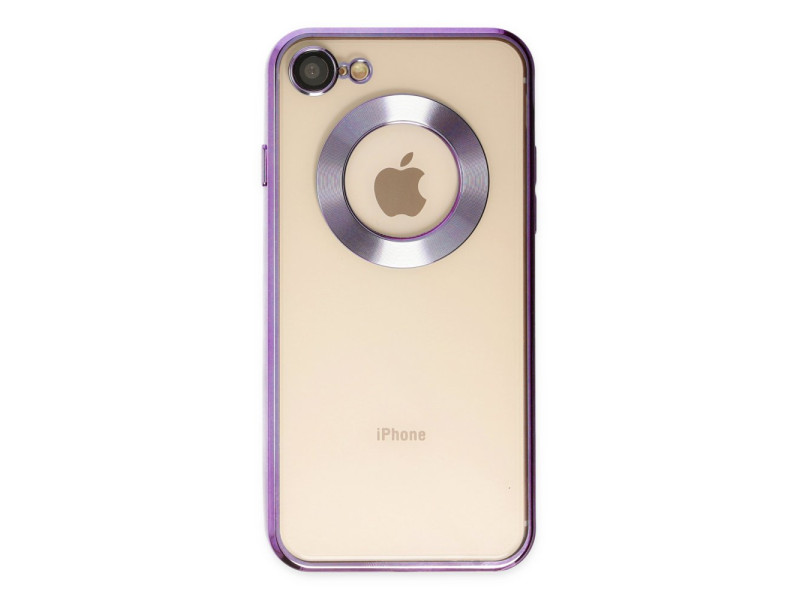 Newface iPhone 7 Kılıf Slot Silikon - Mor