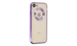 Newface iPhone 7 Kılıf Slot Silikon - Mor