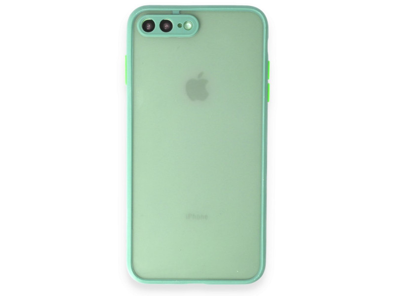 Newface iPhone 7 Plus Kılıf Montreal Silikon Kapak - Turkuaz