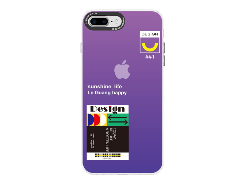 Newface iPhone 8 Plus Kılıf Estoril Desenli Kapak - Estoril - 4