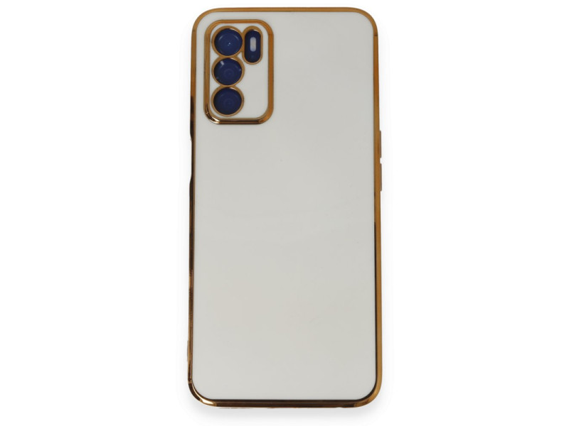 Newface Oppo A16 Kılıf Volet Silikon - Beyaz