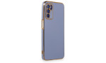 Newface Oppo A16 Kılıf Volet Silikon - Mavi