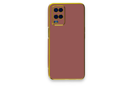 Newface Oppo A54 4G Kılıf Volet Silikon - Kırmızı
