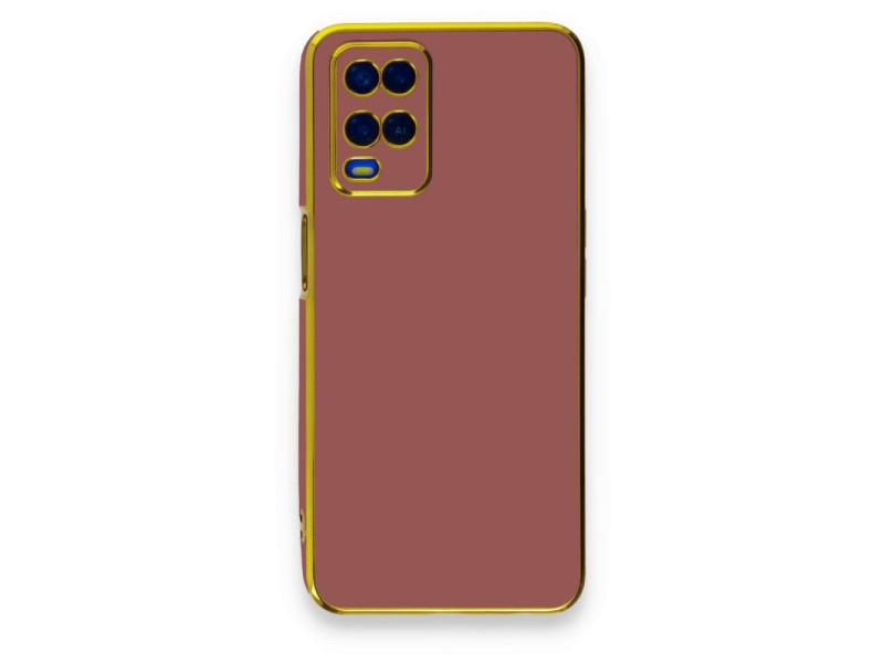 Newface Oppo A54 4G Kılıf Volet Silikon - Kırmızı