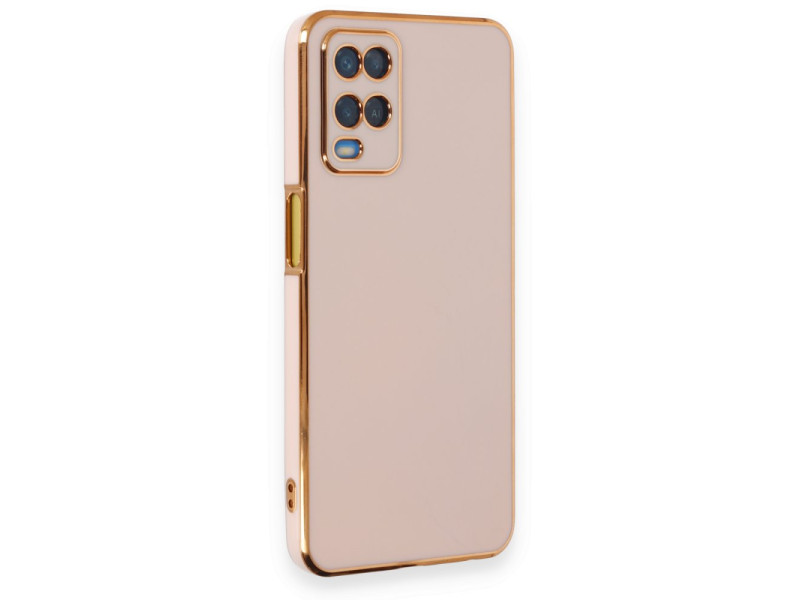 Newface Oppo A54 4G Kılıf Volet Silikon - Pembe