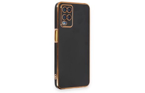 Newface Oppo A54 4G Kılıf Volet Silikon - Siyah