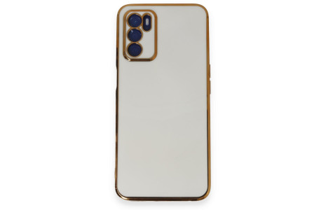 Newface Oppo A55 Kılıf Volet Silikon - Beyaz