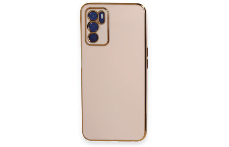 Newface Oppo A55 Kılıf Volet Silikon - Pembe