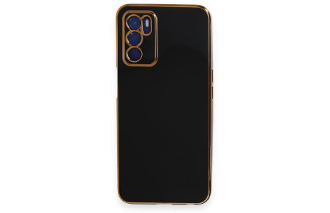 Newface Oppo A55 Kılıf Volet Silikon - Siyah
