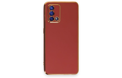 Newface Oppo A74 4G Kılıf Volet Silikon - Kırmızı
