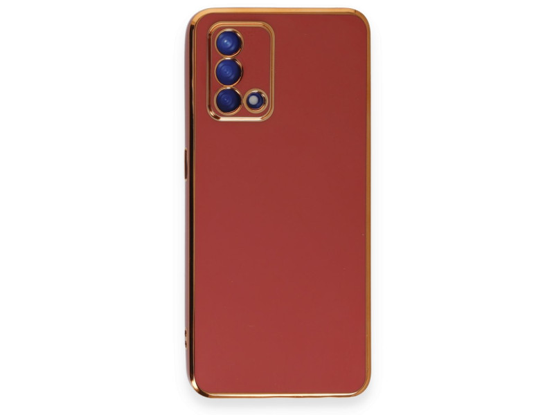 Newface Oppo A74 4G Kılıf Volet Silikon - Kırmızı