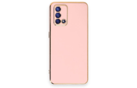 Newface Oppo A74 4G Kılıf Volet Silikon - Pembe
