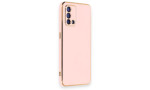 Newface Oppo A74 4G Kılıf Volet Silikon - Pembe
