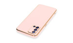 Newface Oppo A74 4G Kılıf Volet Silikon - Pembe