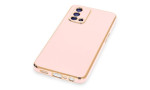 Newface Oppo A74 4G Kılıf Volet Silikon - Pembe