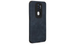 Newface Oppo A9 2020 Kılıf Loop Deri Silikon - Lacivert