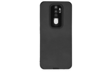 Newface Oppo A9 2020 Kılıf Loop Deri Silikon - Siyah