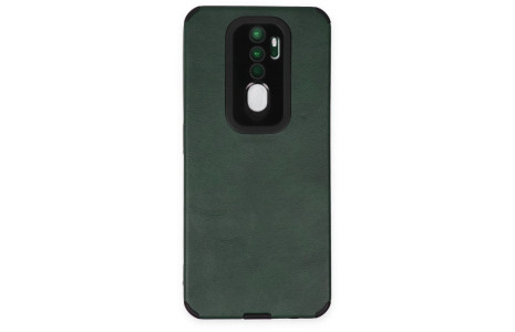 Newface Oppo A9 2020 Kılıf Loop Deri Silikon - Yeşil