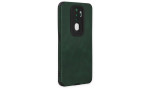 Newface Oppo A9 2020 Kılıf Loop Deri Silikon - Yeşil