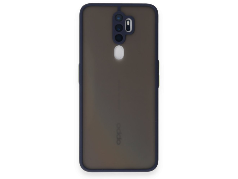 Newface Oppo A9 2020 Kılıf Montreal Silikon Kapak - Lacivert