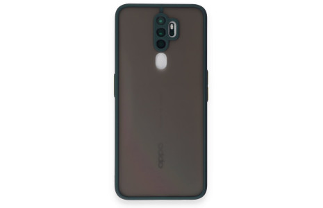Newface Oppo A9 2020 Kılıf Montreal Silikon Kapak - Yeşil