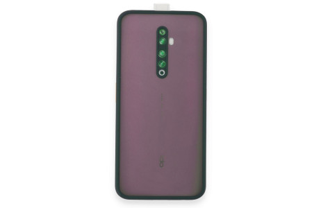 Newface Oppo Reno 2Z Kılıf Montreal Silikon Kapak - Yeşil