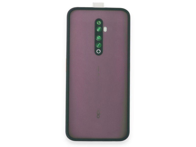 Newface Oppo Reno 2Z Kılıf Montreal Silikon Kapak - Yeşil