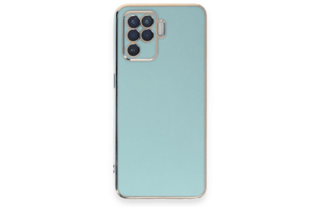 Newface Oppo Reno 5 Lite Kılıf Volet Silikon - Açık Yeşil