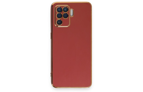 Newface Oppo Reno 5 Lite Kılıf Volet Silikon - Kırmızı