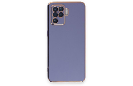 Newface Oppo Reno 5 Lite Kılıf Volet Silikon - Mavi