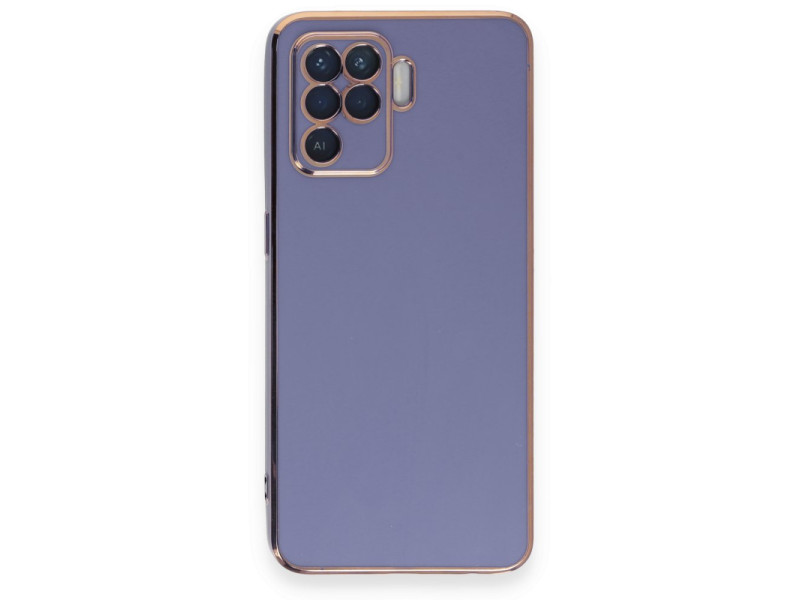 Newface Oppo Reno 5 Lite Kılıf Volet Silikon - Mavi