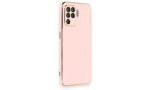 Newface Oppo Reno 5 Lite Kılıf Volet Silikon - Pembe
